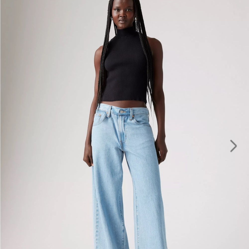Levi's Light Blue Flare & Wide Leg Jeans